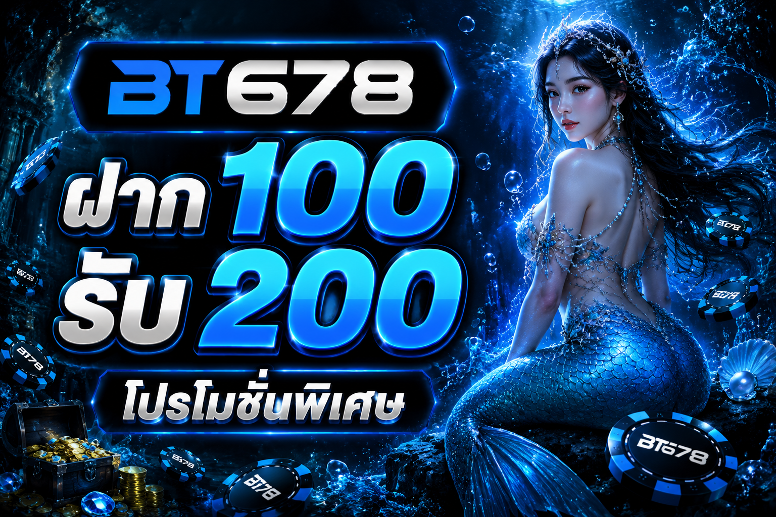ฝาก 100 รับ 200 BT678 โปรโมชั่นพิเศษสำหรับผู้ที่มองหาความคุ้มค่าในการใช้งานออนไลน์